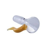 unikatowy cybuch z żółtą rączką 14,5 mm