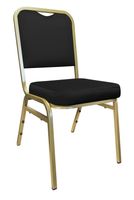 Krzesło Marco bankietowe konferencyjne stelaż złoty MG19