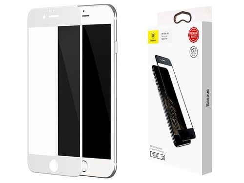 Baseus Szkło Pet Soft 3D Apple iPhone 7/8 białe na Arena.pl