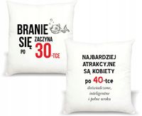 FOTO Poduszka Prezent na urodziny 30 40 50 60 70