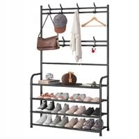 WIESZAK NA UBRANIA STOJĄCY PODWÓJNY NA BUTY NA CIUCHY STOJAK GARDEROBA