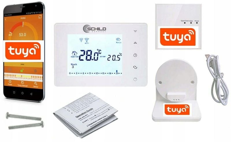 Bezprzewodowy regulator temperatury termostat WiFi zdjęcie 1