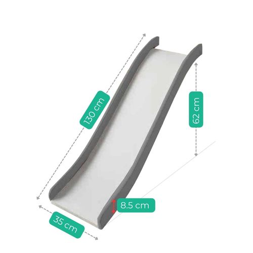 ślizg do Mamuta basic biały szary drewno na Arena.pl