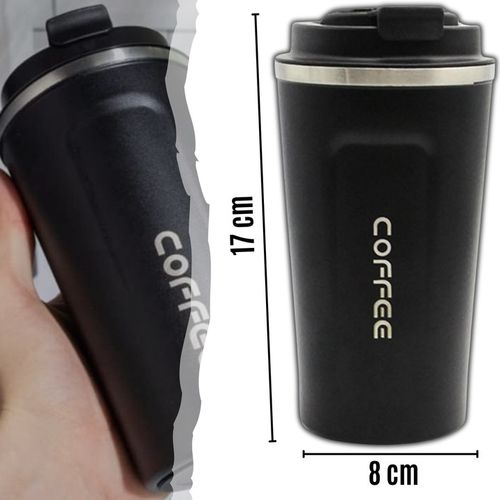 KUBEK TERMICZNY TERMOS 510 ML WYŚWIETLACZ EKRAN LCD NA KAWĘ HERBATĘ SMART na Arena.pl