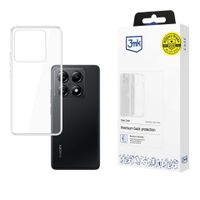 Silikonowe etui na Xiaomi 14T Pro - 3mk Clear Case