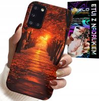 ETUI DO SAMSUNG GALAXY A31 - PARK, JESIEŃ, SPADAJĄCE LIŚCIE, PLECKI