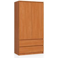Szafa do sypialni, 2 szuflady, drzwi, DORMI, 90x51x180 cm, | TYLETEGOTU