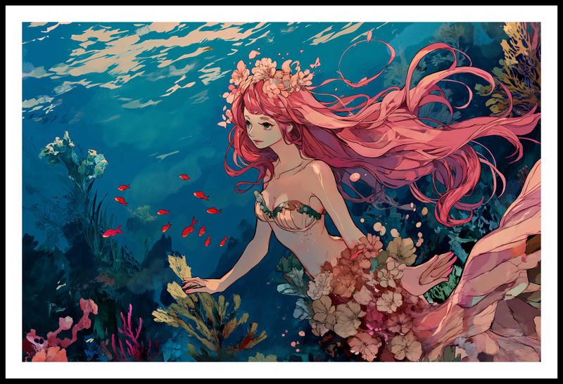 Plakat 91,5x60cm Nimfa Oceanu zdjęcie 3