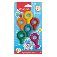 KREDKI 6 KOL BABY COLORPEPS 1+ MAPED