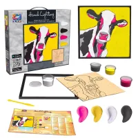 Zrób swój obrazek. Piankowa masa Moon Light. Krowa