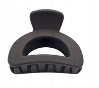 Spinka klamra akrylowa matowa półokrągła 4cm brązowy