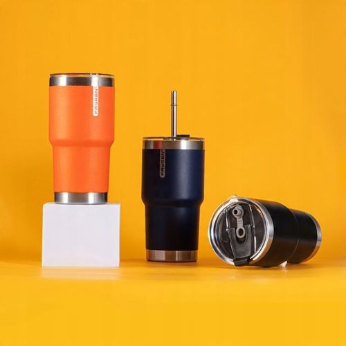 Fayren Kubek Termiczny 580ml Metro Apricot Crush do auta, pracy i na spacer na Arena.pl