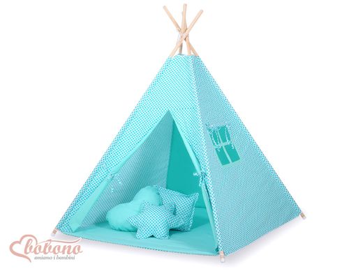 Dwustronna mata do tipi- mini-rozeta miętowa na Arena.pl