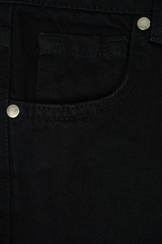 Pretty Little Thing Czarne Jeansy Mum z Wysokim Stanem - 34 / XS na Arena.pl