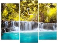 90CM 70 ZEGAR 3 ELEM WODOSPAD SCIENNY DRUK