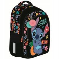 Zestaw Plecak 4 komorowy + piórnik saszetka Stitch Black Aloha Majewski