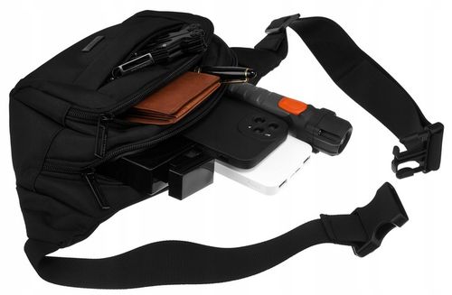 Męska torba na klatkę piersiową miejska saszetka nerka mini plecak PETERSON na Arena.pl