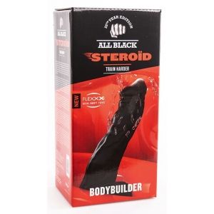 dildo steroid abs06 bodybuilder 26 x 8cm all black na Arena.pl