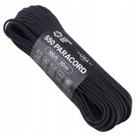 LINKA PARACORD 550 SPADOCHRONOWA TAKTYCZNA 30M 7 RDZENI ATWOOD ROPE CZARNA