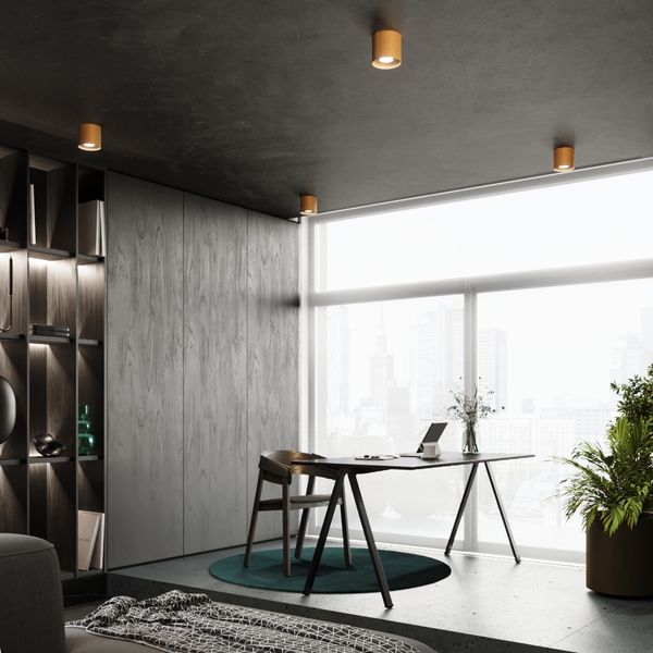 Plafon MIKA złoty zdjęcie 9