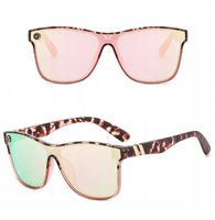 OKULARY Męskie PRZECIWSŁONECZNE Filtr UV400 kwadratowe MAXAIR Pink + ETUI