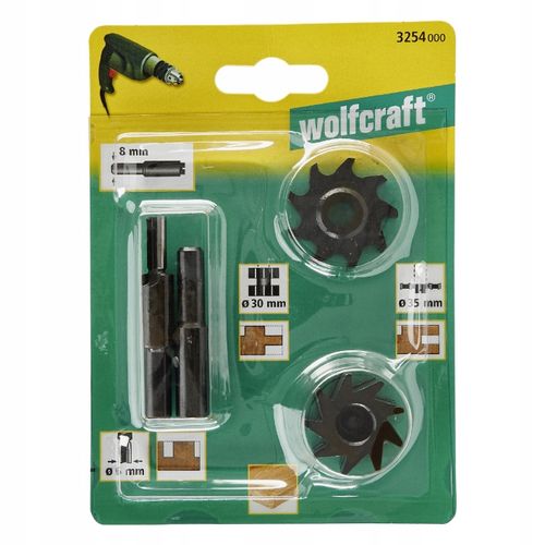 WOLFCRAFT ZESTAW FREZARSKI 4elem. na Arena.pl