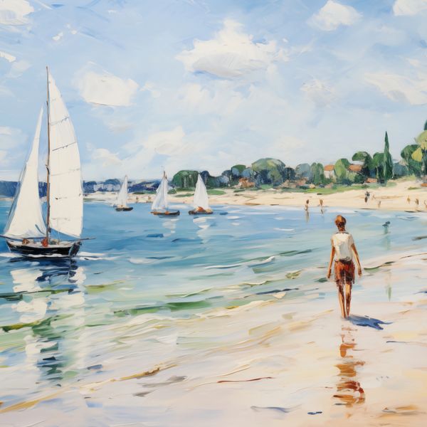 Plakat 40x40cm Życie na Brzegu zdjęcie 1