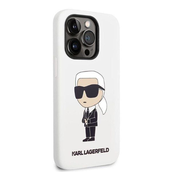 Karl Lagerfeld KLHCP14LSNIKBCH iPhone 14 Pro 6,1" hardcase biały/white zdjęcie 4