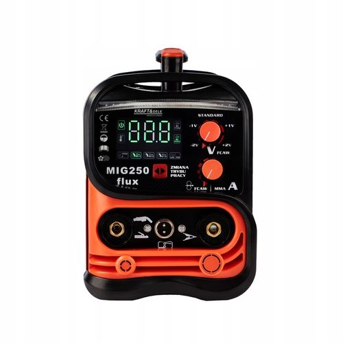 Spawarka INWERTEROWA INWERTOROWA FLUX MIG MMA LIFT TIG 250A PÓŁAUTOMAT 4w1 na Arena.pl