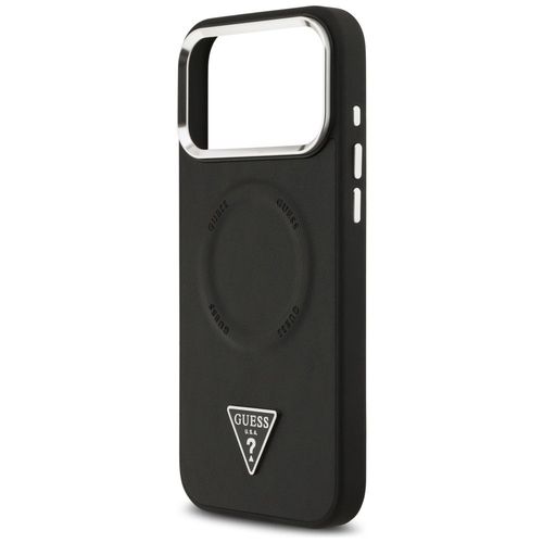 Etui Guess Triangle Logo MagSafe do iPhone 17 Pro Max czarny na Arena.pl