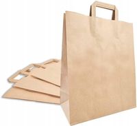 Torby Papierowe 32x16x35 Torba Papierowa Szara 320x160x350 Reklamówka