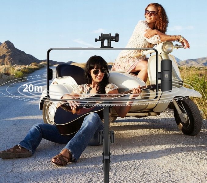 Bezprzewodowy Mikrofon Krawatowy na USB C PULUZ PU3082B zdjęcie 2