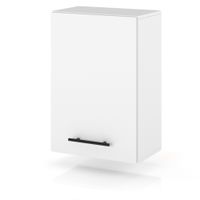 szafka kuchenna wisząca modułowa z uchwytami pojemna 45cm spremium biały