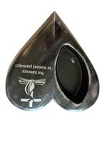 Stroik grób cmentarz Kompozycja nagrobna SERCE Na zawsze w naszej pamięci