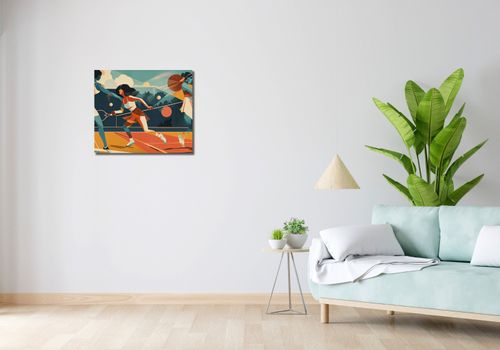 Obraz 60x50cm Mistrzynie Kortu na Arena.pl