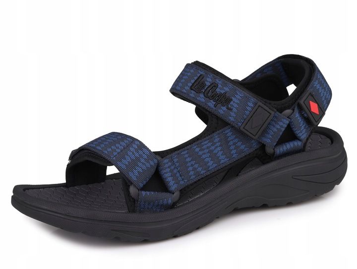 Sandały męskie Lee Cooper BLACK/NAVY zdjęcie 3