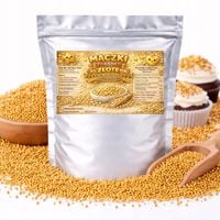 Maczki Cukrowe Złote - posypka do tortów deserów gofrów ciast 25g