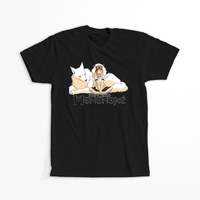 Koszulka Czarna - Princess Mononoke - WYBIERZ KOLOR KOSZULKI I FASON Damska S