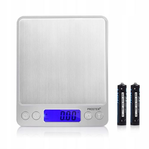 PRECYZYJNA WAGA JUBILERSKA 500g 0,01g ELEKTRONICZNA DOMOWA LCD na Arena.pl