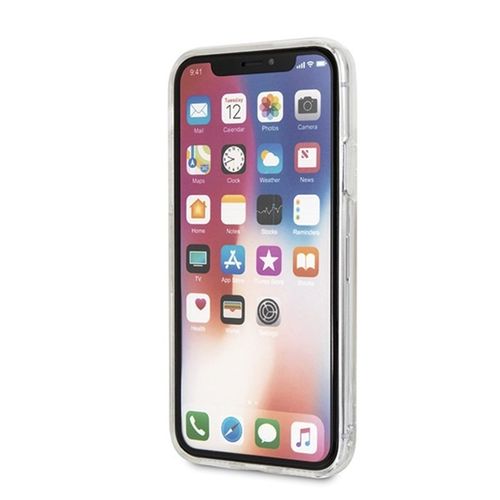Guess Gradient Liquid Glitter Circle Logo - Etui iPhone Xs / X na Arena.pl