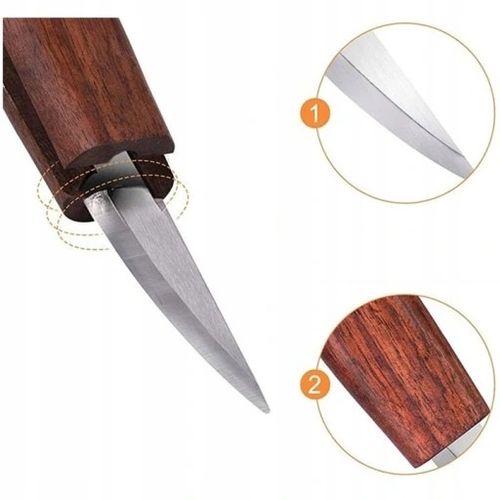 Zestaw noży do rzeźbienia w drewnie noże dłuta narzędzia snycerskie 9 na Arena.pl