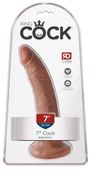 king cock 7" cock tan