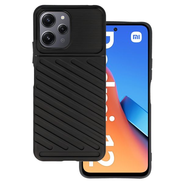 Thunder Case do Xiaomi Redmi 12 Czarny zdjęcie 1