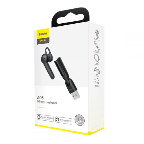 BASEUS ENCOK A05 BLUETOOTH EARPHONE BLACK na Arena.pl