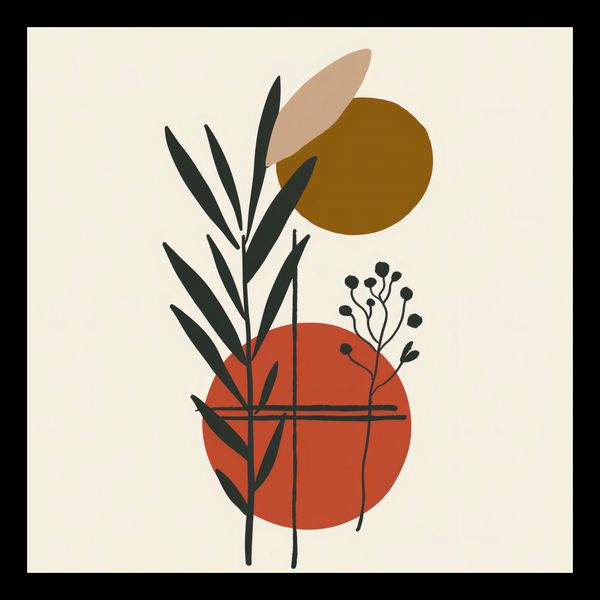 Plakat 20x20cm Kontrast w Botanice zdjęcie 2