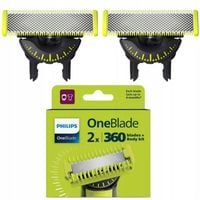 Wymienne Ostrza do Golarki Philips OneBlade QP624/50 2szt. Twarz +