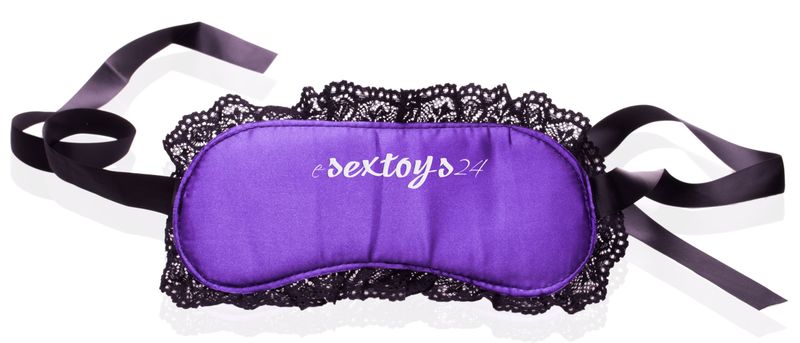 Seksowna Maska Na Oczy Z Koronką _ Wiązana Z Tyłu zdjęcie 2