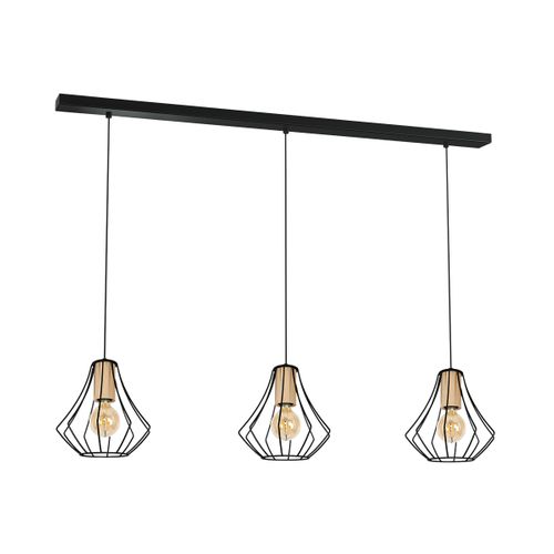 Lampa wisząca WILL BLACK 3xE27 na Arena.pl