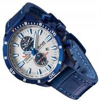 Zegarek Męski Vostok Europe YM8J-320D657 niebieski pasek