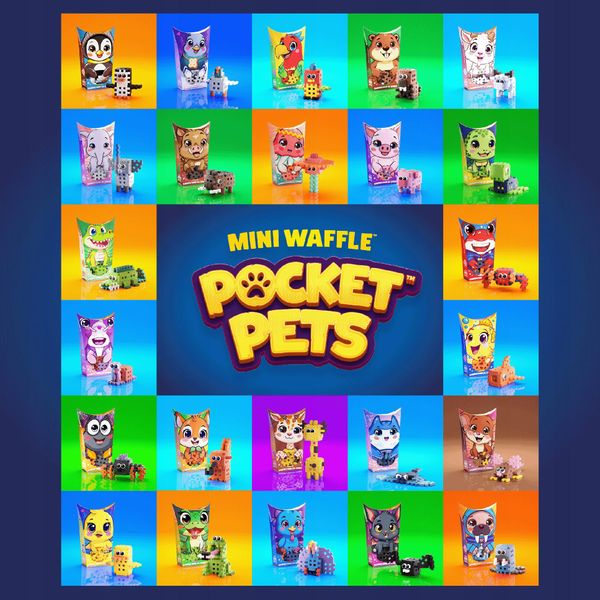 Marioinex Mini Waffle POCKET PETS - zestaw PINGWIN zdjęcie 2